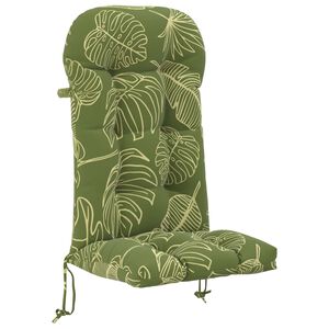 vidaXL Sun Lounger Cushion PUTTEN 100% Polyester Leaf Design