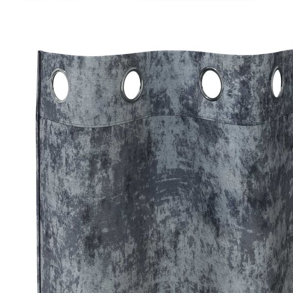 vidaXL Velvet Curtains 2 pcs Silver Grey 260 x 140 cm Velvet