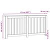 vidaXL Radiator Cover Artisian Oak 175x20x82 cm Engineered Wood