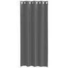 vidaXL Voile Curtains with Grommets 2 pcs Dark Grey 140x245 cm