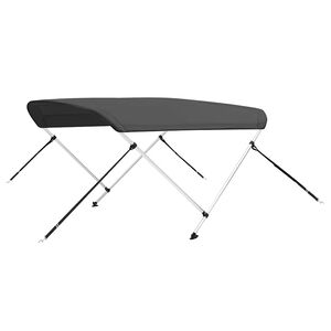 vidaXL 2 Bow Bimini Top Anthracite 150x120x110 cm