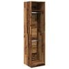 vidaXL Wardrobe Old Wood 50x50x200 cm Engineered Wood