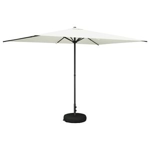 vidaXL Garden Parasol with Base 200 x 300 cm Polyester Rectangular