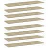 vidaXL Bookshelf Boards 8 pcs Sonoma Oak 100x30x1.5 cm Engineered Wood