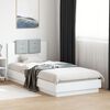 vidaXL Bed Frame without Mattress White 100x200 cm