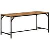 vidaXL Dining Table 160x80x75 cm Solid Wood Rough Mango