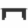 vidaXL Coffee Table Black 100x60x42 cm Engineered Wood