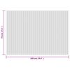 vidaXL Rug Rectangular Grey 70x100 cm Bamboo