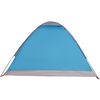 vidaXL Camping Tent Dome 2-Person Blue Waterproof