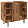 vidaXL Bathroom Cabinet Old Wood 60x32x53,5 cm Engineered Wood