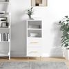 vidaXL Sideboard White 34.5x34x90 cm Engineered Wood