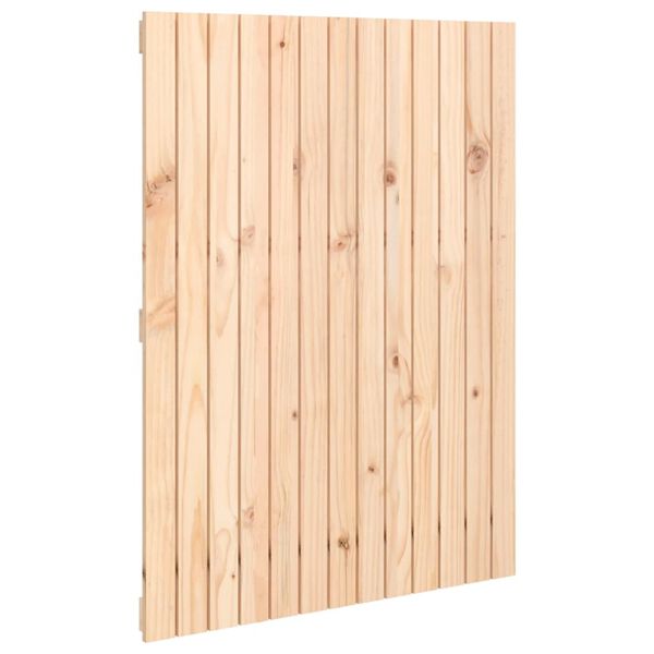 vidaXL Wall Headboard 82.5x3x110 cm Solid Wood Pine