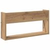 vidaXL Magazine Rack 2 pcs Artisan Oak 60 x 12 x 30 cm Engineered Wood