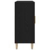 vidaXL Sideboard Black Oak 90 x 34 x 80 cm Engineered Wood