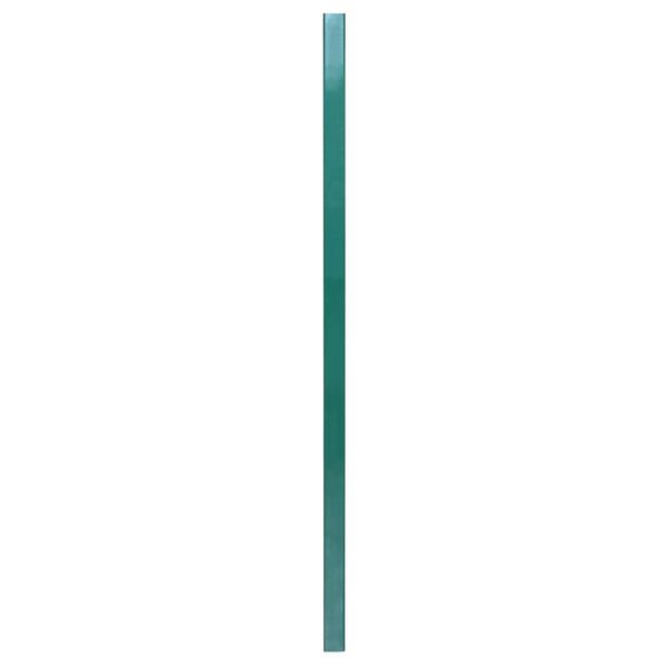 vidaXL Fence Posts 20 pcs Green 130 cm Galvanised Steel