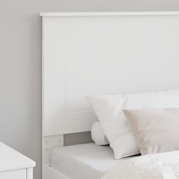 vidaXL Headboard with Headboard White 75 cm Engineered Wood
