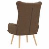 vidaXL Armchair Brown 69 x 74 x 93 cm Sherpa Fabric