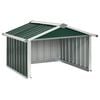 vidaXL Garden Robot Lawnmower Shed 92x97x63 cm Galvanised Steel Green