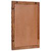 vidaXL Bathroom Mirror Acacia Brown Finish 50 x 70 x 2.5 cm