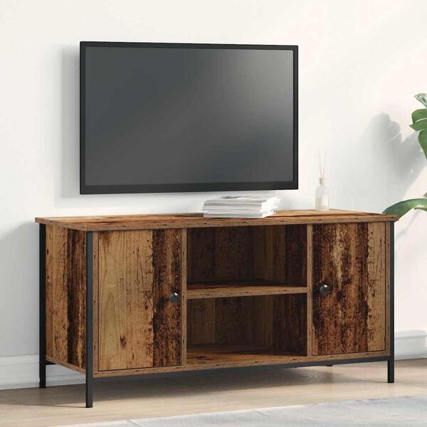 vidaXL TV Cabinet Old wood 100 x 40 x 50 cm Engineered wood