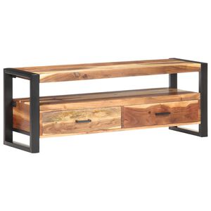 vidaXL Tv Cabinet | Honey Finish | Solid Acacia Wood | Medium | TV Cabinet