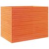 vidaXL Garden Planter Wax Brown 90x60x68.5 cm Solid Wood Pine