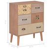 vidaXL Sideboard with 5 Drawers Brown 60x30x78 cm MDF