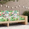vidaXL Pallet Cushion for suitable for Seat Floral Multicolour