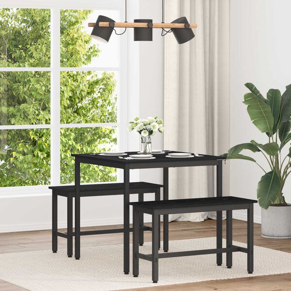 vidaXL Dining Tables 80 x 80 x 75 cm METAL