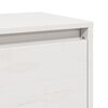 vidaXL Wall Cabinet White 45x30x35 cm Solid Pinewood