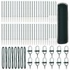 vidaXL Welded Wire Fence with Spikes 100 x 0.4 m (W x H)
