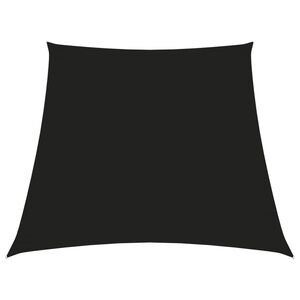 vidaXL Sunshade Sail Oxford Fabric Trapezium 2/4x3 m Black