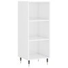 vidaXL Sideboard High Gloss White 34,5x32,5x90 cm Engineered Wood