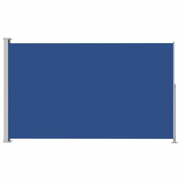 vidaXL Patio Retractable Side Awning 220x300 cm Blue
