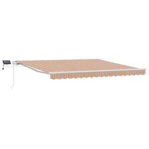 vidaXL Retractable Awning Multicolour 400 x 300 cm