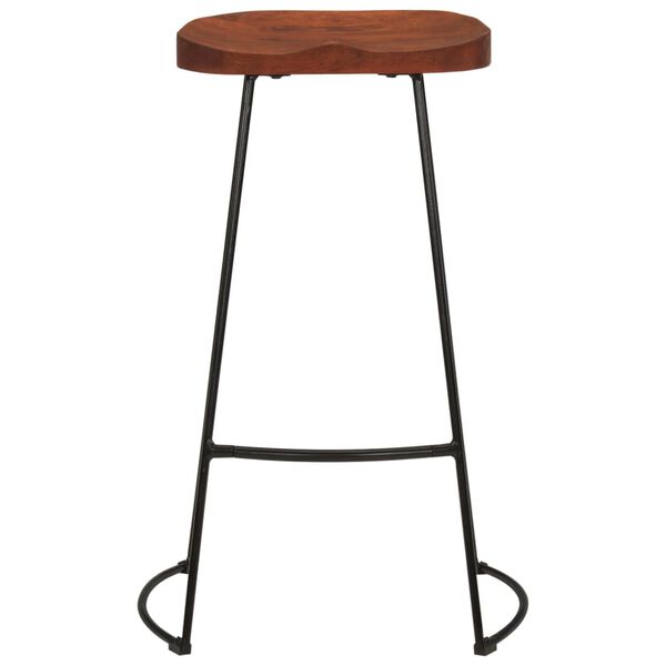 vidaXL Gavin Bar Stools 2 pcs 50x40x78 cm Solid Wood Mango