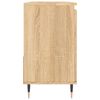 vidaXL Bathroom Cabinet Sonoma Oak 65x33x60 cm Engineered Wood