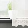 vidaXL Lace Curtain with Curtains White 500 x 120 cm Polyester