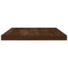 vidaXL Wall Shelves 4 pcs Brown Oak 40x20x1.5 cm Engineered Wood