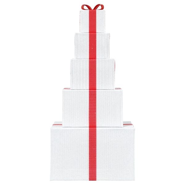 vidaXL Christmas Decoration Gift Box 250 LEDs Warm White