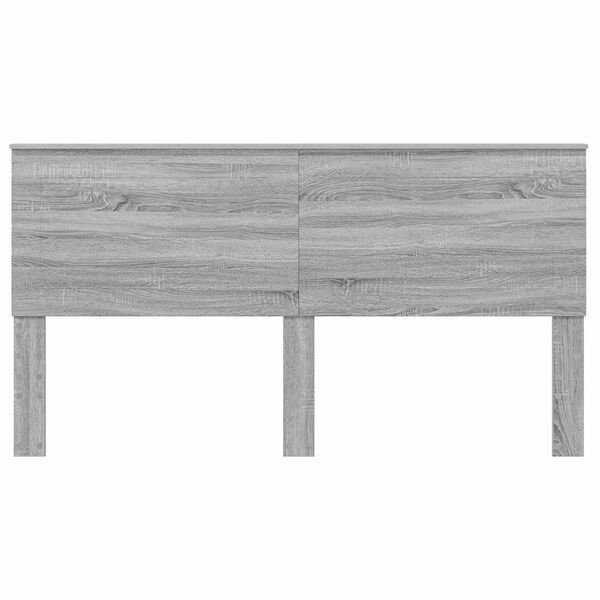 vidaXL Headboard Grey Sonoma 200 cm Engineered Wood