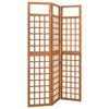 vidaXL 3-Panel Room Divider/Trellis Solid Fir Wood 121x180.5 cm