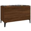 vidaXL Record Cabinet Brown Oak 74.5x38x48 cm Engineered Wood