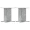 vidaXL Plant Stands 2 pcs Concrete Grey 30x30x40 cm Engineered Wood