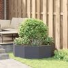 vidaXL Planter Anthracite 120 x 120 x 35 cm Steel