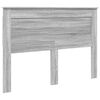 vidaXL Bed Frame Grey Sonoma 160 x 200 cm Solid Pine Wood