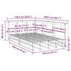 vidaXL Bookcase Bed without Mattress 120x190cm Solid Wood Pine