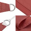 vidaXL Sun Shade Sail Terracotta 2x2x2 m 100% Polyester Oxford