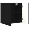 vidaXL TV Wall Cabinet Set Wall-mounted 6 pcs Black