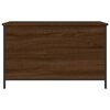 vidaXL Storage Bench Brown Oak 80x42.5x50 cm Engineered Wood